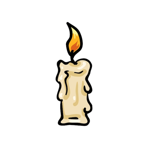 Icon van de brandende kaars