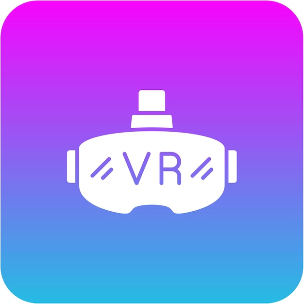 Vector icon van de bril vr