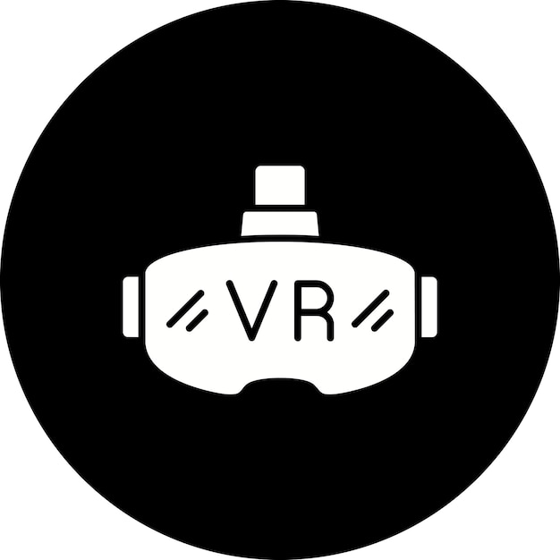 Vector icon van de bril vr