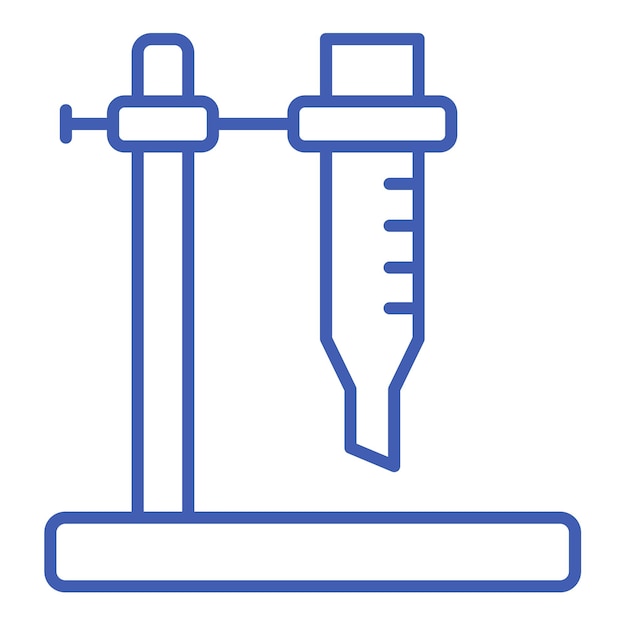 Vector icon van de burette