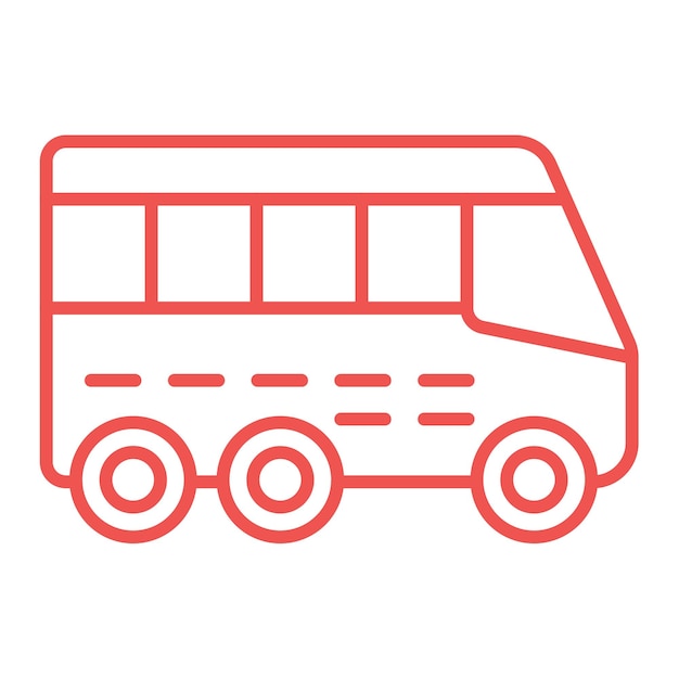 Icon van de bus
