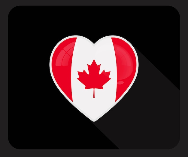 Icon van de Canadese trotsvlag