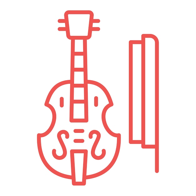 Vector icon van de cello