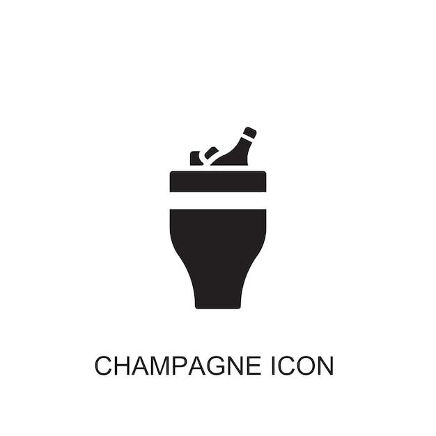 Icon van de champagne vector