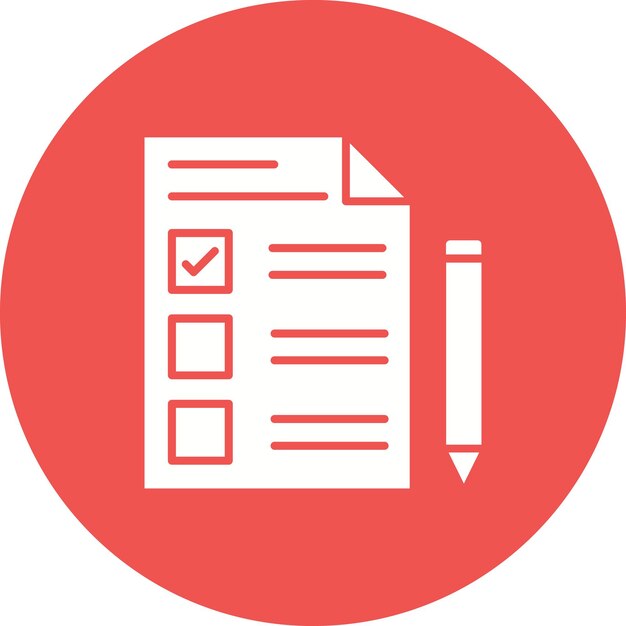 Icon van de checklist