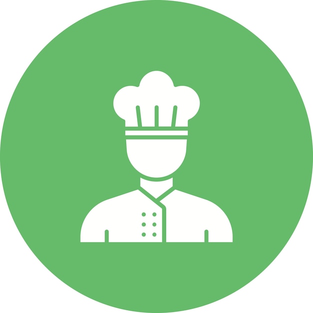 Icon van de chef-kok