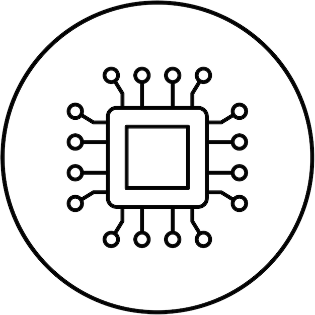 Icon van de chip