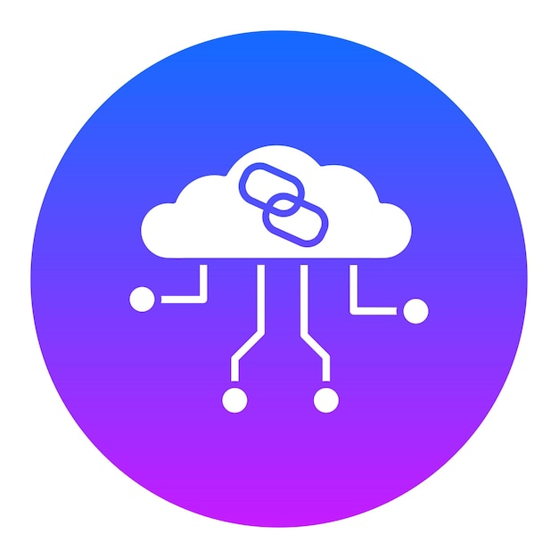 Icon van de cloudlink