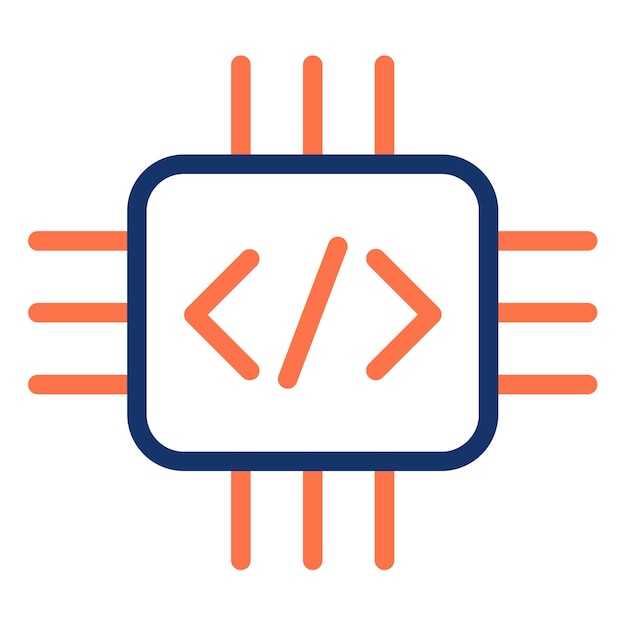 Icon van de codeprocessor