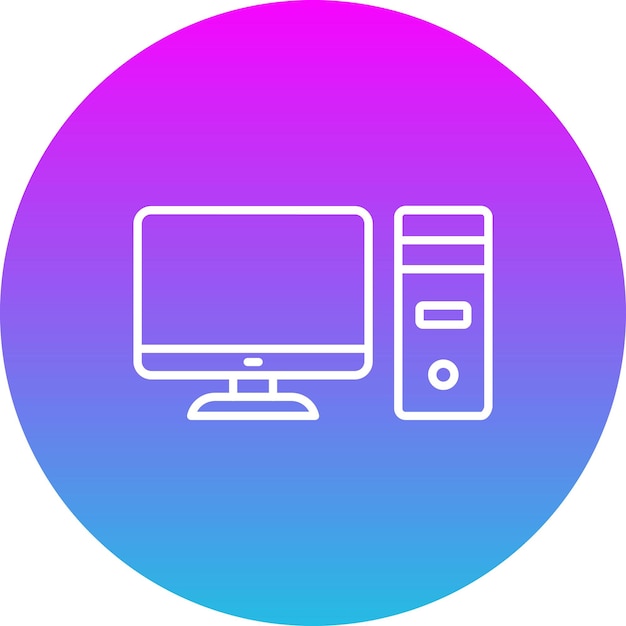 Icon van de computer