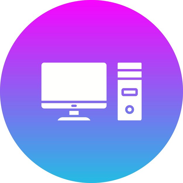 Icon van de computer