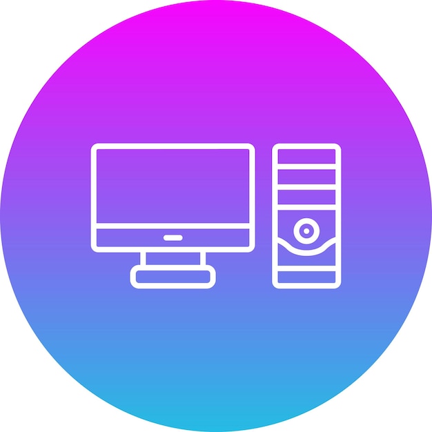 Icon van de computer