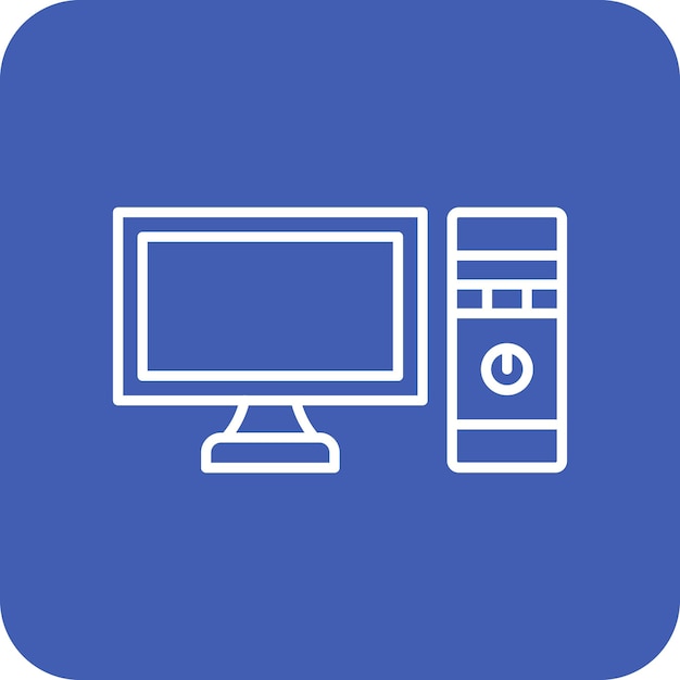 Icon van de computer