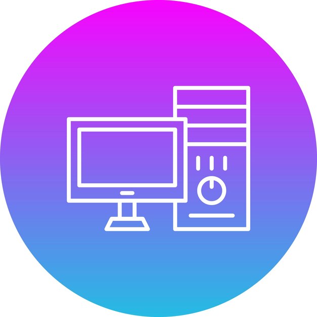 Icon van de computertoren