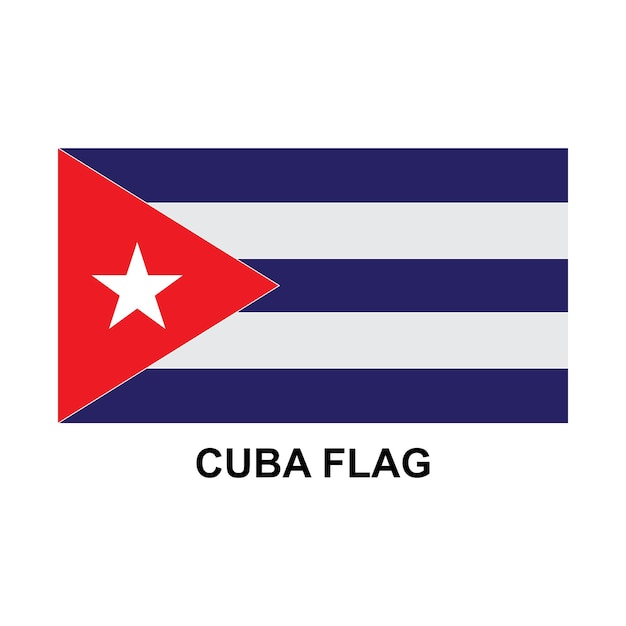 Icon van de Cubaanse vlag.