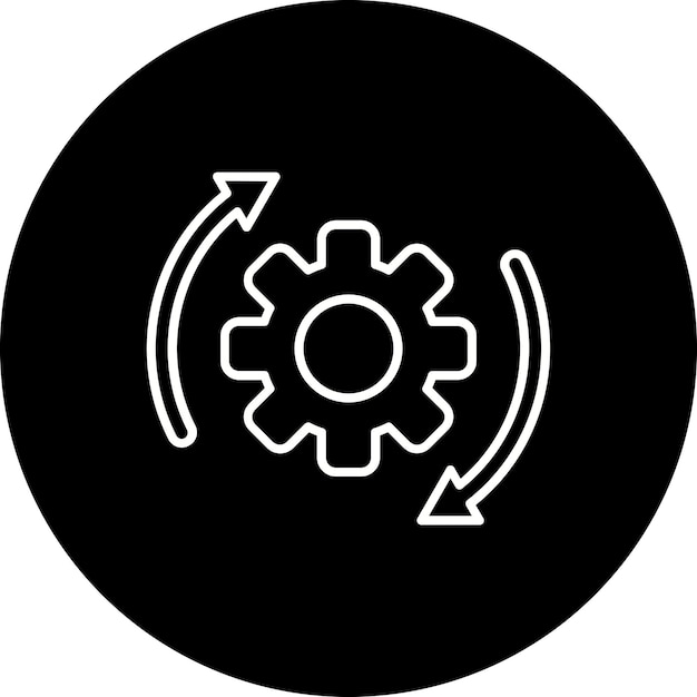 Icon van de cyclus