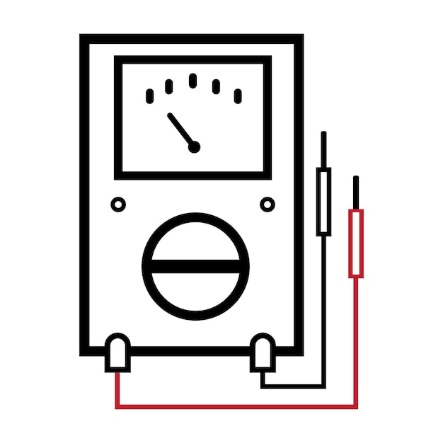 Icon van de digitale multimeter