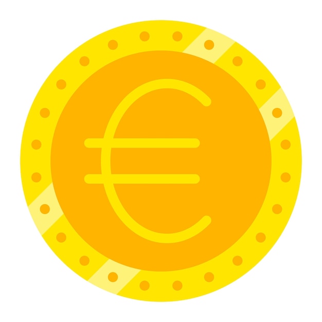 Vector icon van de euro