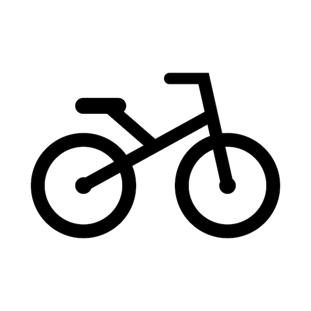 Icon van de fiets