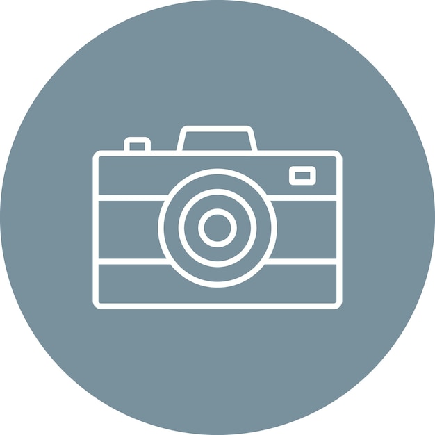 Icon van de fotocamera