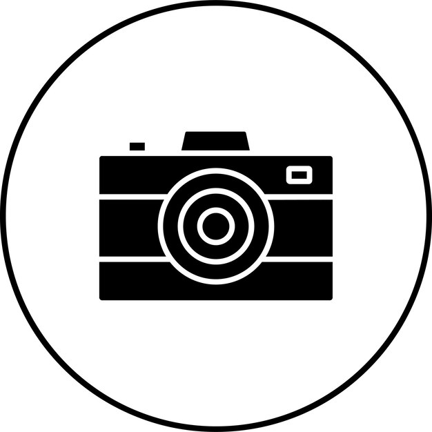 Icon van de fotocamera