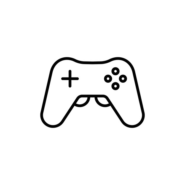 Icon van de gamepad Flat fill set collectie