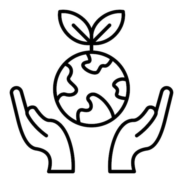 Icon van de globalisering