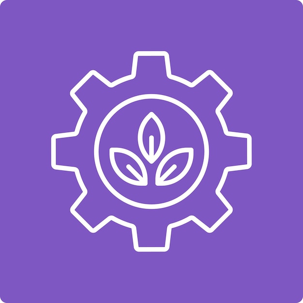 Icon van de groene technologie