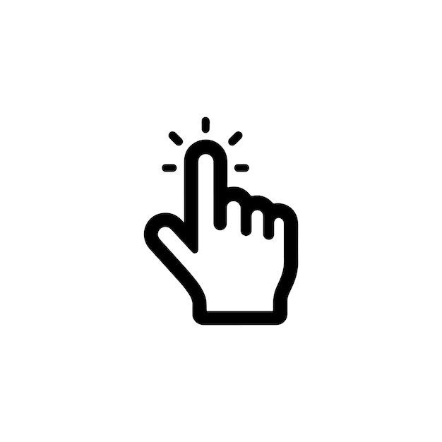 Icon van de hand