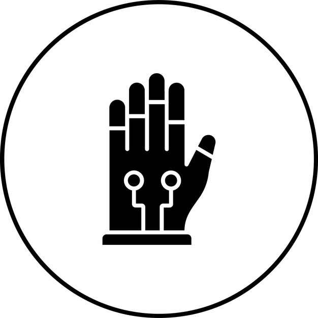 Icon van de hand