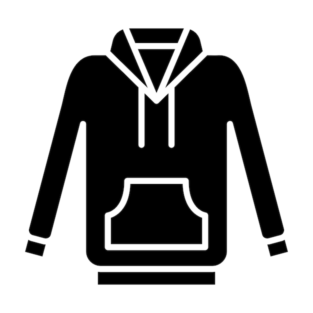 Icon van de hoodie