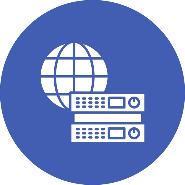 Icon van de hostingserver