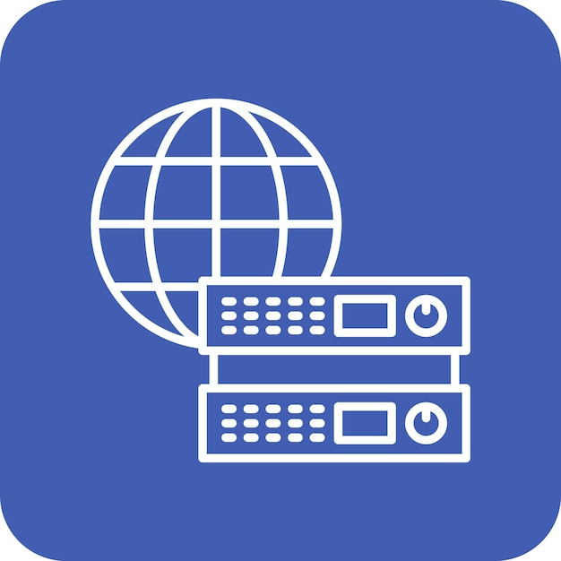 Icon van de hostingserver