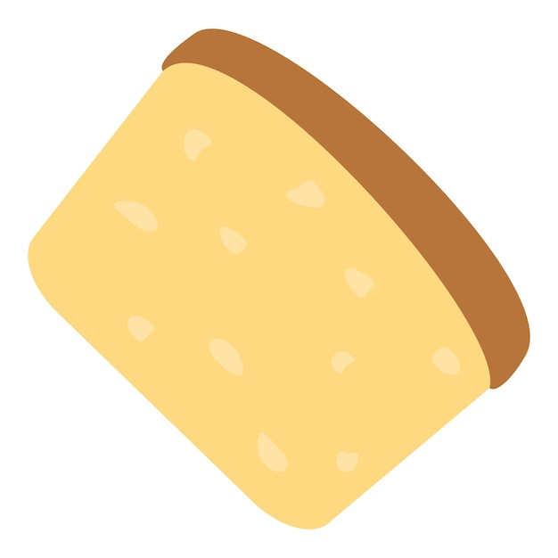 Icon van de kaas Platte illustratie van het icoon van de kaas vector voor webontwerp