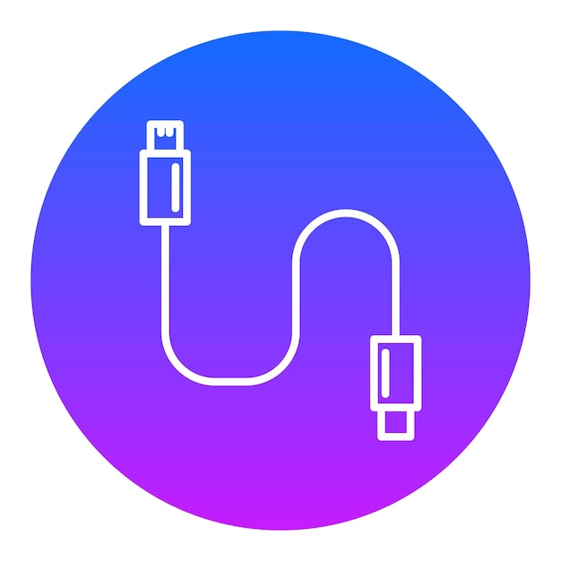 Icon van de kabel