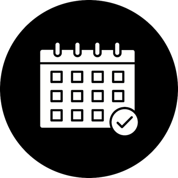 Icon van de kalender