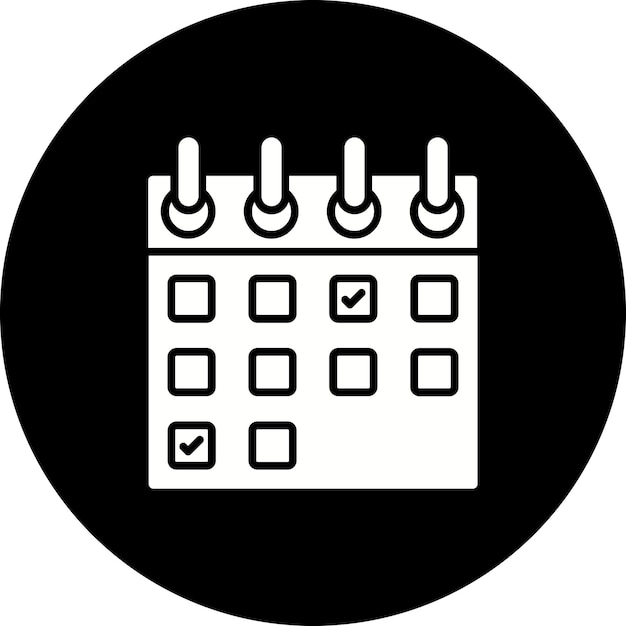Icon van de kalender