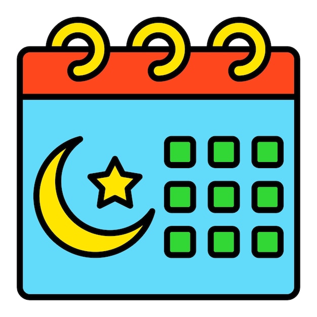 Icon van de kalender