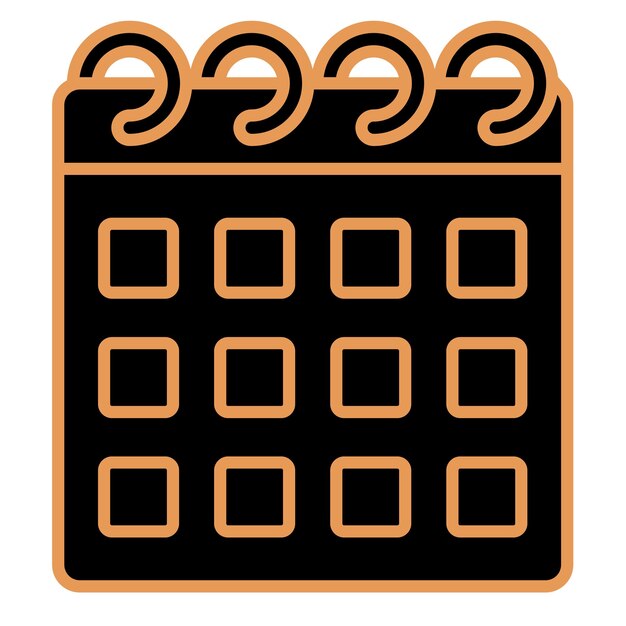 Vector icon van de kalender