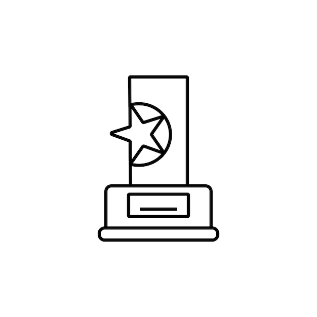 Vector icon van de kampioen