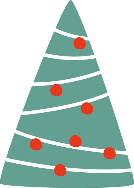 Vector icon van de kerstboom