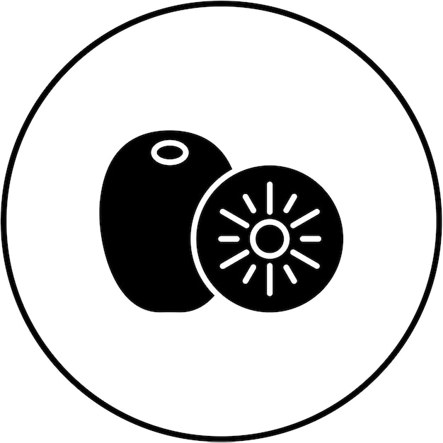 Icon van de kiwi