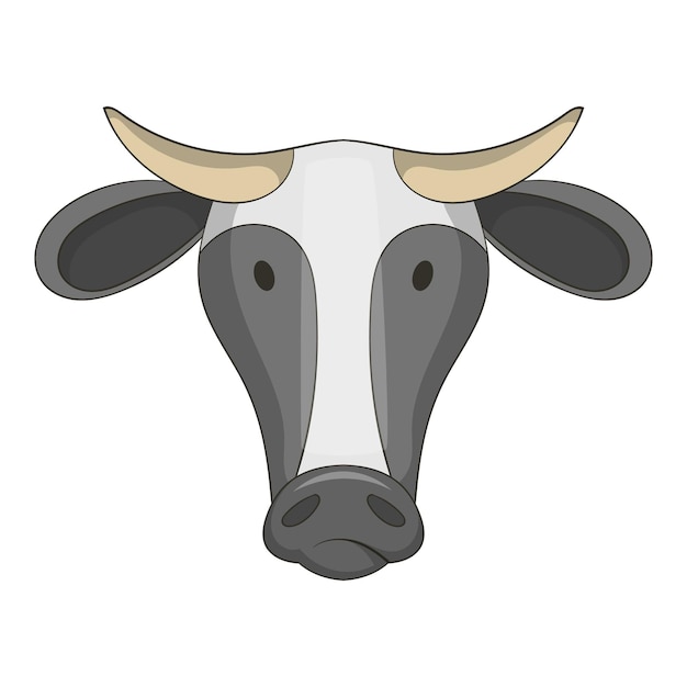 Vector icon van de koe cartoon illustratie van het icoon van de koe vector voor webontwerp