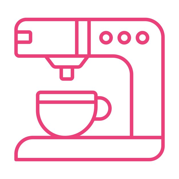 Icon van de koffiemachine