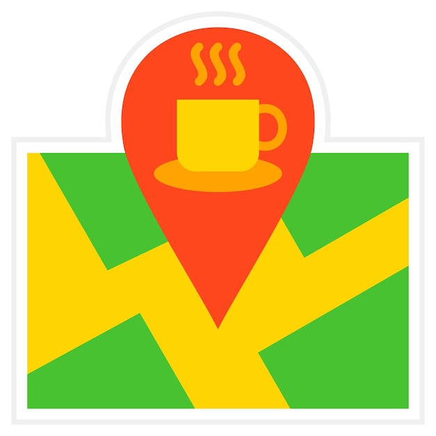 Icon van de koffieshop