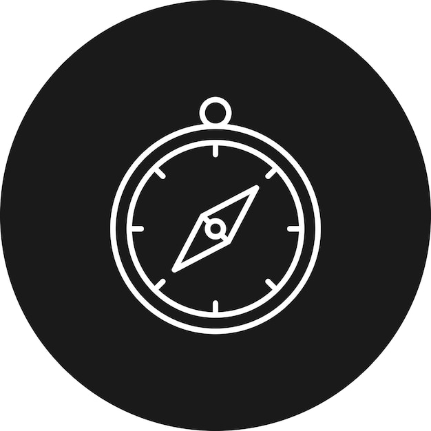 Icon van de kompasvector Kan worden gebruikt voor Business Startup-iconset
