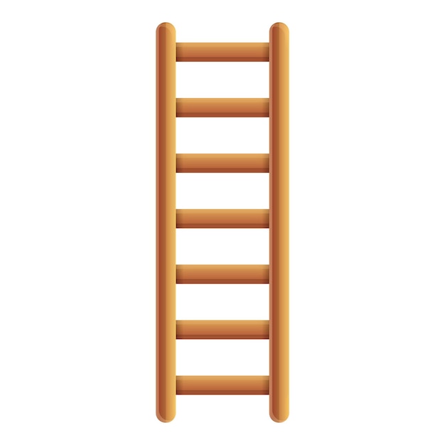 Icon van de ladder tool Cartoon van het ladder tool vector icon voor webontwerp geïsoleerd op witte achtergrond