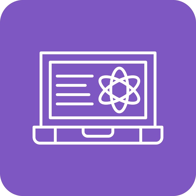 Icon van de laptop