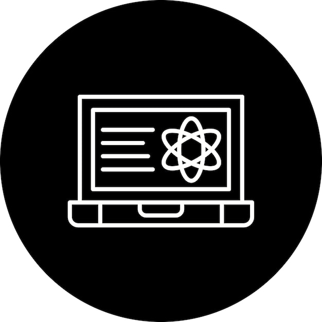 Icon van de laptop