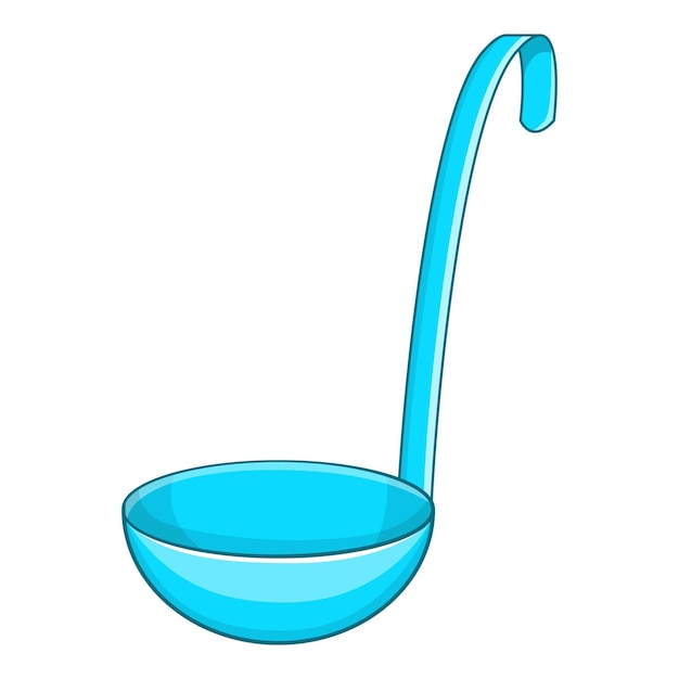 Icon van de lepel Cartoon illustratie van het vector icoon van de leper voor het web